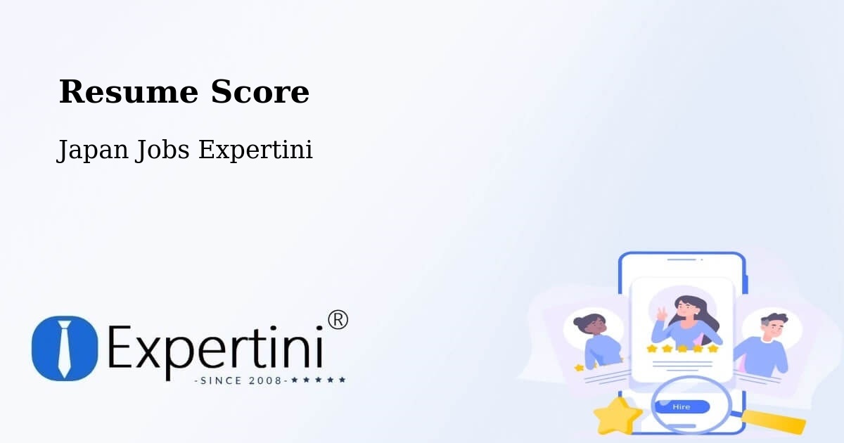 Resume Score & Job Description Match Tool – Inuyama - Japan Jobs Expertini